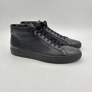 Common Projects Achilles Mid Leather Sneakers Shoes Men's 45 US 12